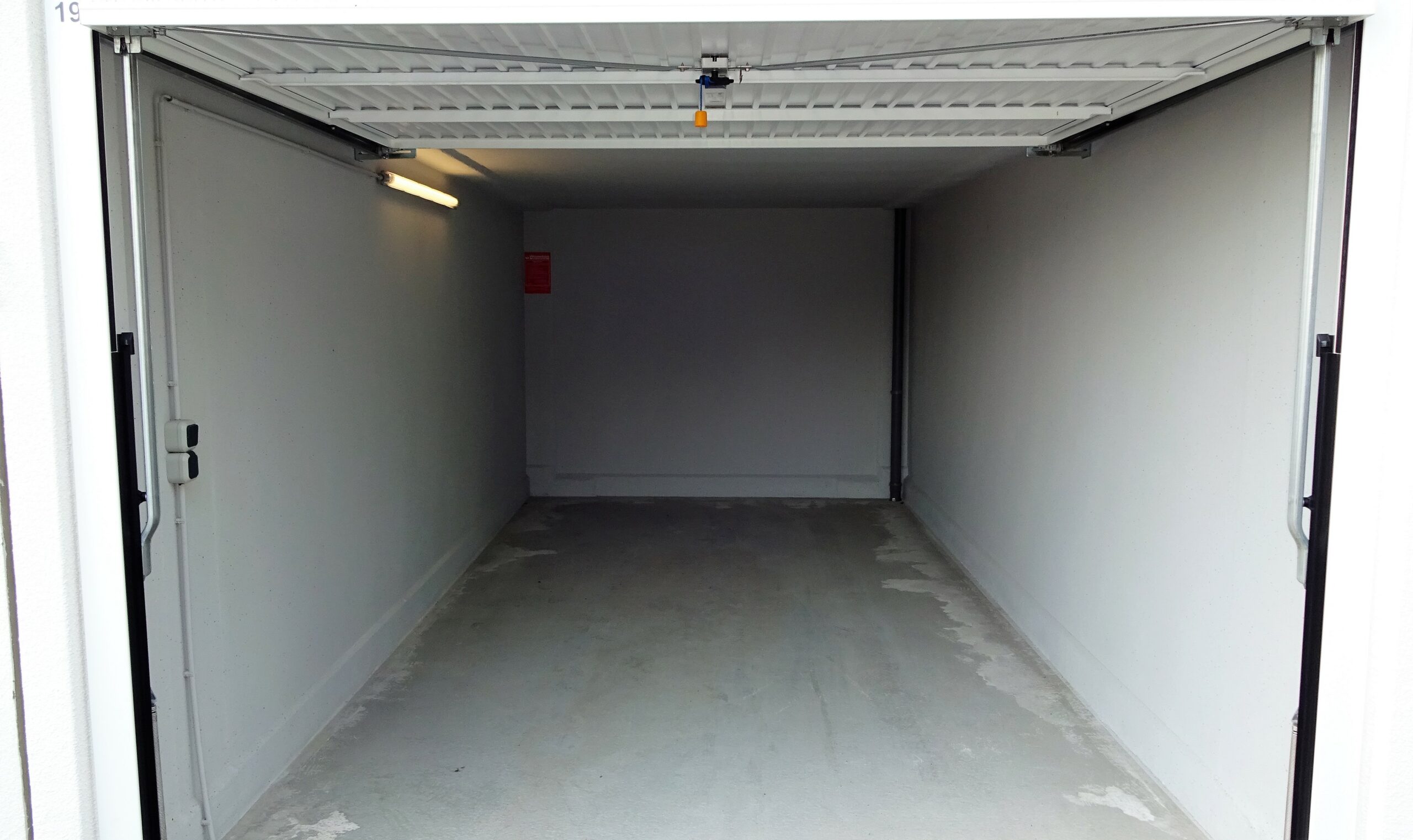 Innenansicht einer Garage